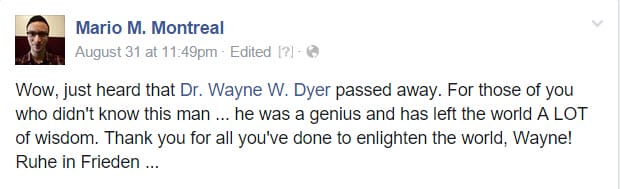 Wayne Dyer HSP Quotes