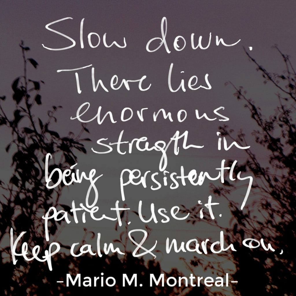 Keep calm and calm down