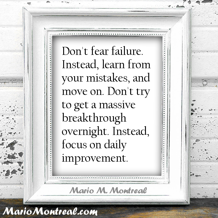  Keep your momentum going