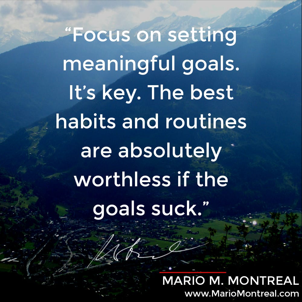 Set meaningful goals